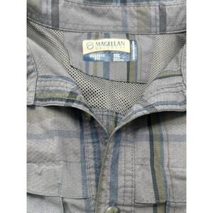 MAGELLAN SHOOTING SHIRT Men's 3XL Plaid Hunting Deer Outdoor Long Sleeve Fish